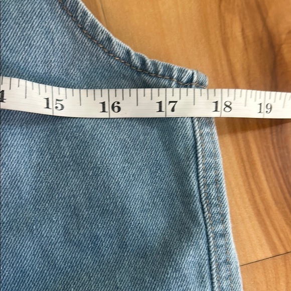 Casual Women's Blue Denim Jumpsuit - Picture 5 of 8